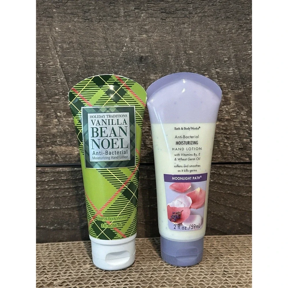 Lot of 2 Bath & Body Works Vanilla‎ Bean  Anti-Bacteria, Moisture Lotion 2oz